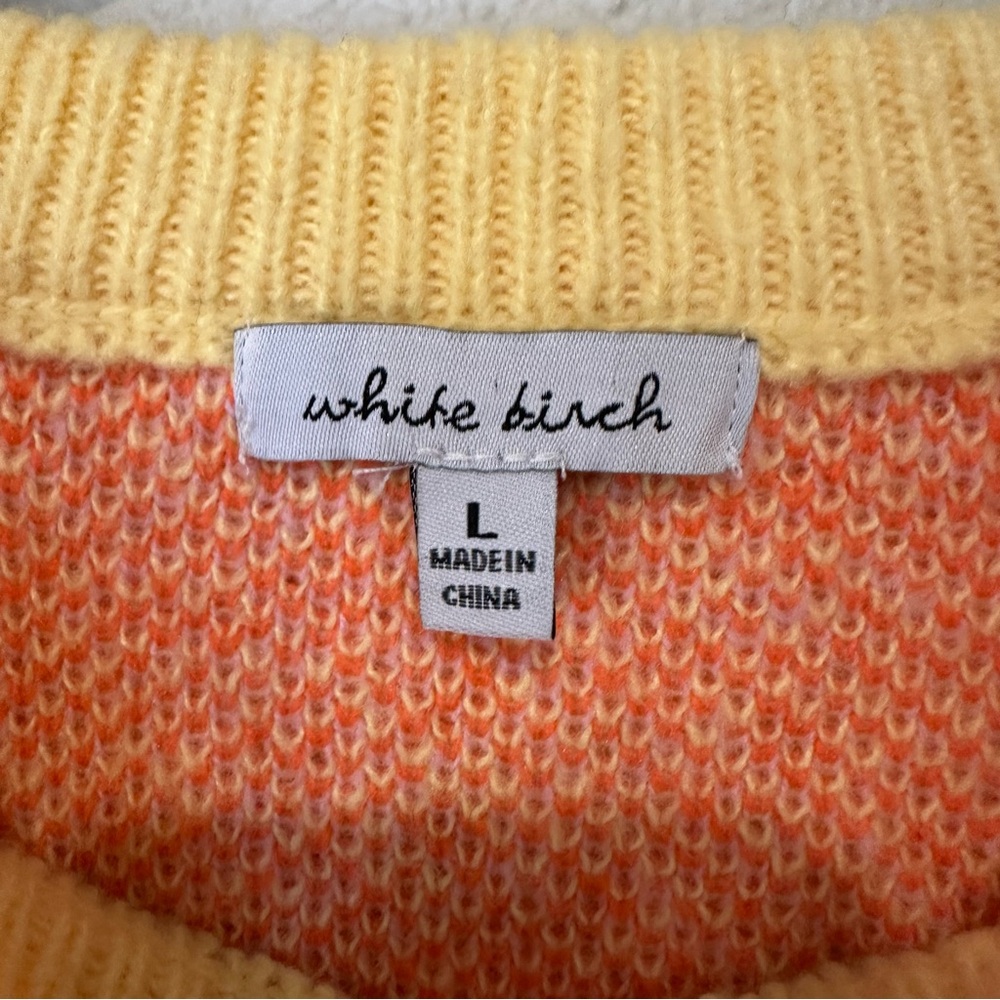 White Birch Vibrant Dusk To Dawn Sweater - Picture 7 of 11
